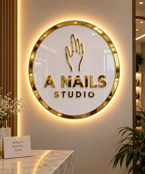 Premium 3D Layered Acrylic Logo