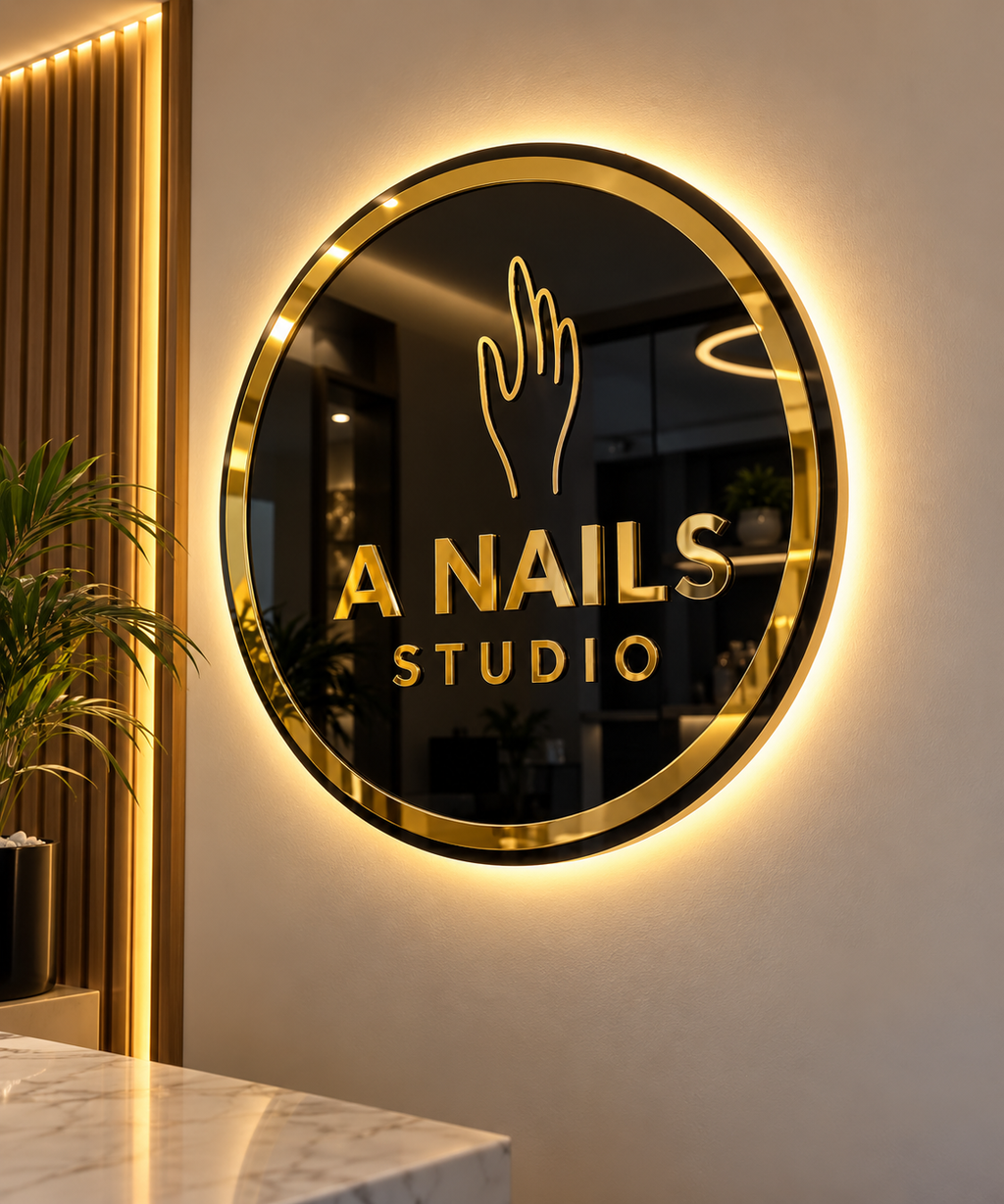Premium 3D Layered Acrylic Logo